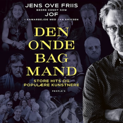 Den onde bagmand – omslag til lydbogen af Jens Ove Friis, Jan Have Eriksen