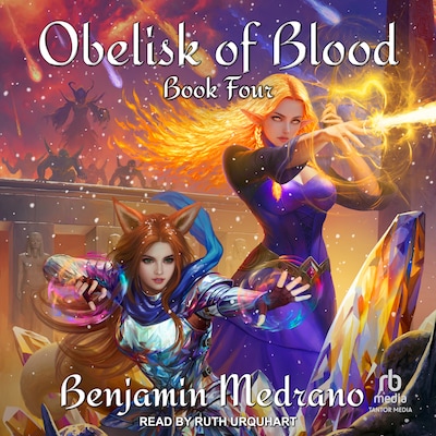 Obelisk of Blood – omslag til lydbogen af Benjamin Medrano