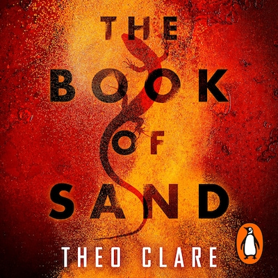The Book of Sand – omslag til lydbogen af Theo Clare