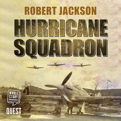 Hurricane Squadron – omslag til lydbogen af Robert Jackson