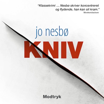 Kniv – omslag til lydbogen af Jo Nesbø