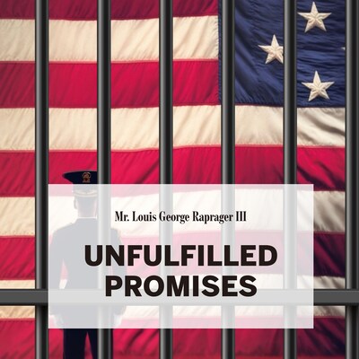 Unfulfilled Promises – omslag til lydbogen af Louis George III Mr. Raprager