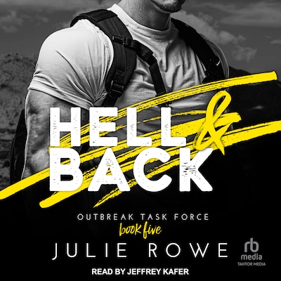 Hell & Back – omslag til lydbogen af Julie Rowe