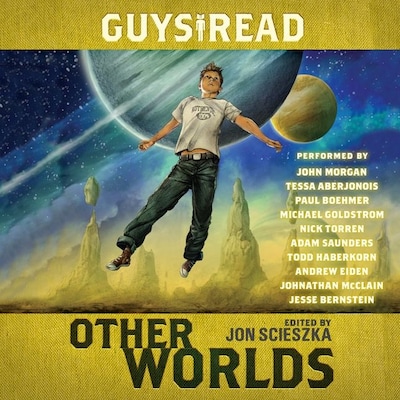 Guys Read: Other Worlds – omslag til lydbogen af Jon Scieszka, Tom Angleberger, Eric S. Nylund