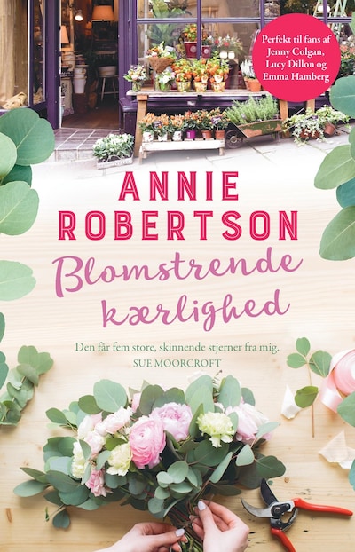 Blomstrende kærlighed – omslag til lydbogen af Annie Robertson