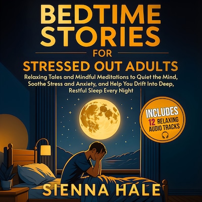 Bedtime Stories for Stressed Out Adults – omslag til lydbogen af Sienna Hale