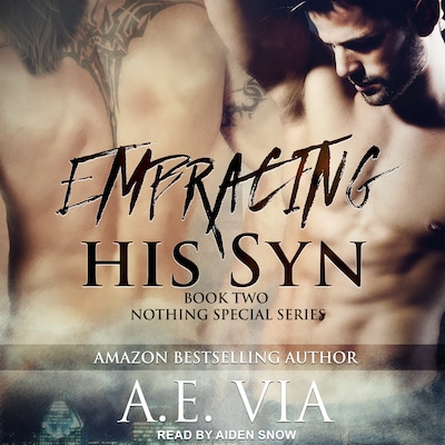 Embracing His Syn – omslag til lydbogen af A.E. Via