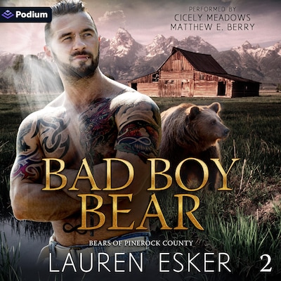 Bad Boy Bear – omslag til lydbogen af Lauren Esker