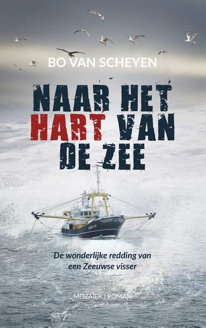 Naar het hart van de zee: De wonderlijke redding van een Zeeuwse visser – omslag van het luisterboek van Bo van Scheyen