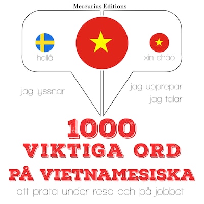 1000 viktiga ord på vietnamesiska – omslag till ljudboken av JM Gardner
