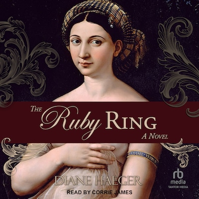 The Ruby Ring – omslag til lydbogen af Diane Haeger