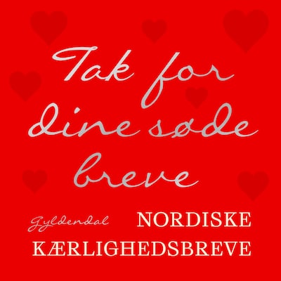 Tak for dine søde breve – omslag til lydbogen af H. C. Andersen, Karen Blixen, Søren Kierkegaard