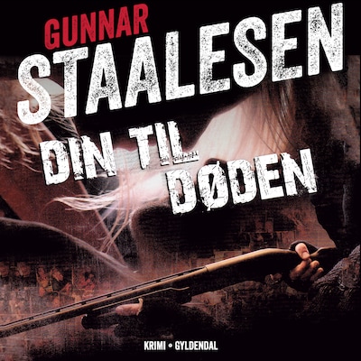 Din til døden – omslag til lydbogen af Gunnar Staalesen
