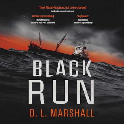 Black Run – omslag van het luisterboek van D. L. Marshall