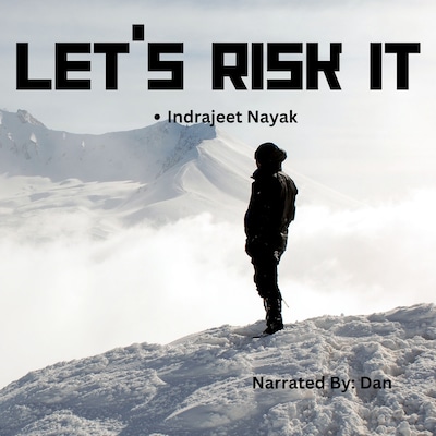Let's Risk It – omslag till ljudboken av Indrajeet Nayak
