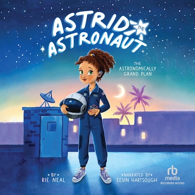 The Astronomically Grand Plan – omslag til lydbogen af Rie Neal