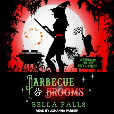 Barbecue & Brooms – omslag til lydbogen af Bella Falls