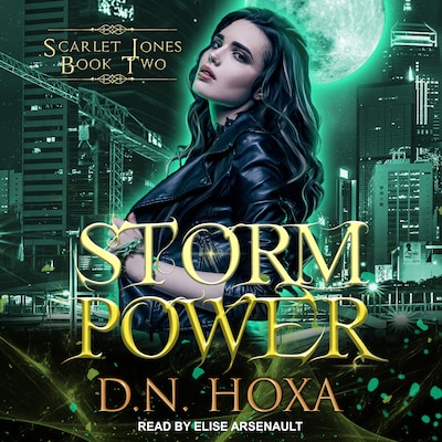 Storm Power – omslag til lydbogen af D.N. Hoxa
