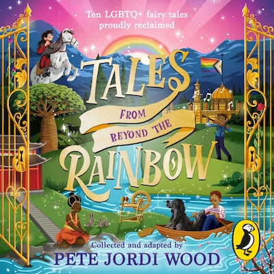 Tales From Beyond the Rainbow – omslag til lydbogen af Pete Jordi Wood