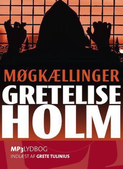 Møgkællinger – omslag til lydbogen af Gretelise Holm