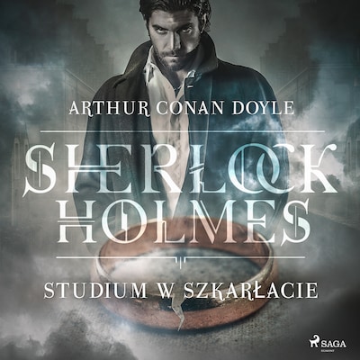 Studium w szkarłacie – okładka audiobooka, autor Arthur Conan Doyle