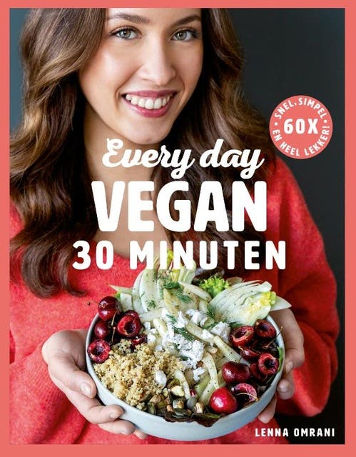 Every Day Vegan in 30 minuten – omslag van het luisterboek van Lenna Omrani