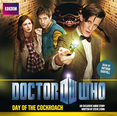 Doctor Who: Day Of The Cockroach – omslag til lydbogen af Steve Lyons