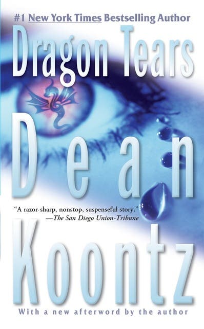 Dragon Tears – omslag van het luisterboek van Dean Koontz