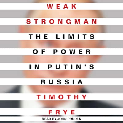 Weak Strongman – omslag til lydbogen af Timothy Frye