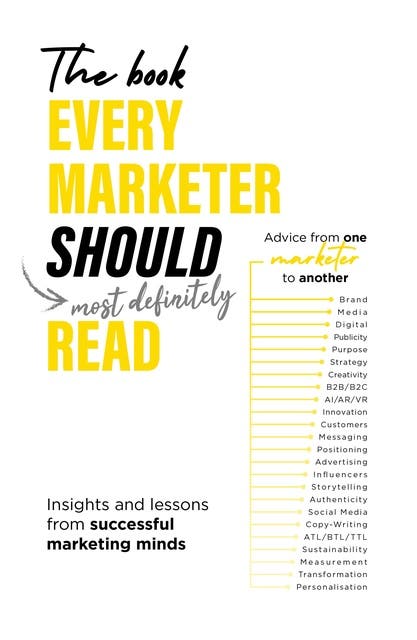 The Book Every Marketer Should Read: Insights and Lessons from Successful Marketing Minds – omslag til lydbogen af 50 Authors