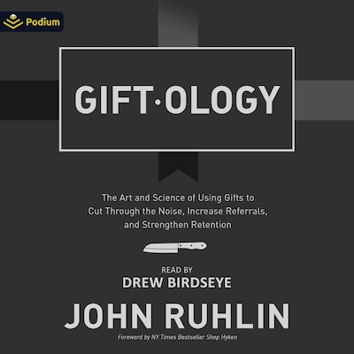 Giftology – omslag til lydbogen af John Ruhlin