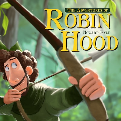 Adventures of Robin Hood, The – omslag til lydbogen af Howard Pyle, Philip Edwards