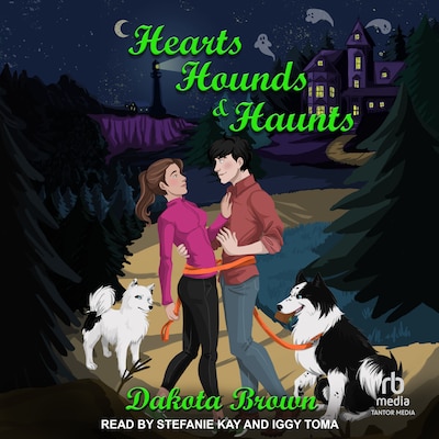 Hearts, Hounds, and Haunts – omslag til lydbogen af Dakota Brown