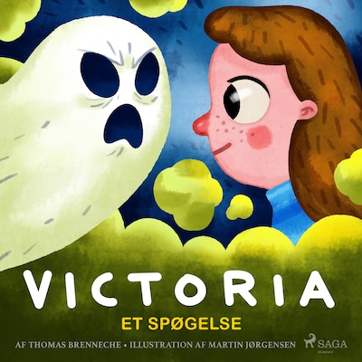 Victoria (6) - Et spøgelse – omslag til lydbogen af Thomas Banke Brenneche