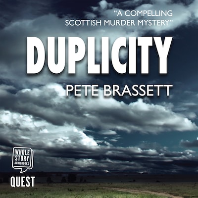 Duplicity – omslag til lydbogen af Pete Brassett