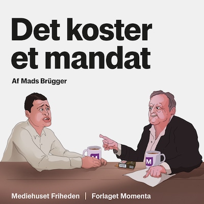Det koster et mandat – omslag til lydbogen af Mads Brügger
