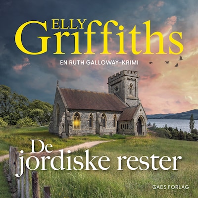 De jordiske rester – omslag til lydbogen af Elly Griffiths