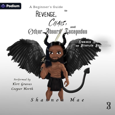 A Beginner's Guide to Revenge, Chaos, and Other Absurd Escapades – omslag til lydbogen af Shannon Mae