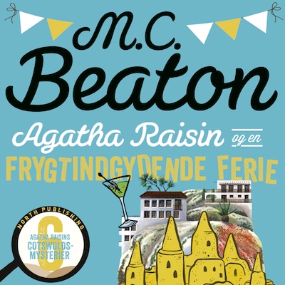 Agatha Raisin og en frygtindgydende ferie – omslag til lydbogen af M.C. Beaton