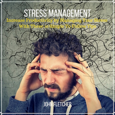 Stress Management – omslag til lydbogen af John Fletcher