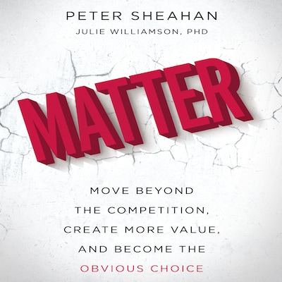 Matter – omslag til lydbogen af Peter Sheahan, Julie Williamson