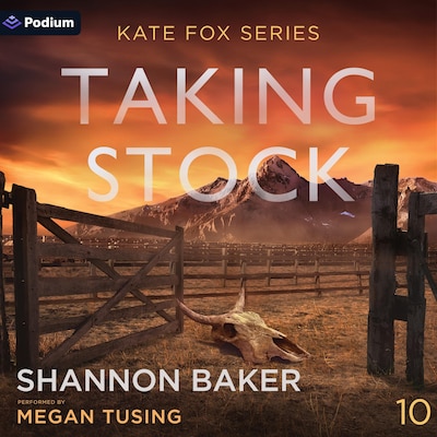 Taking Stock – omslag til lydbogen af Shannon Baker