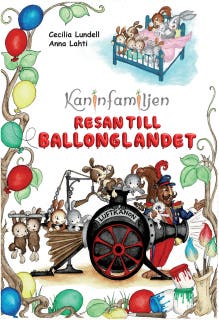 Resan till Ballonglandet – omslag till ljudboken av Anna Lahti,Cecilia Lundell