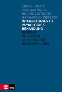 Internetbaserad psykologisk behandling – omslag till ljudboken av Brjánn Ljótsson,Erik Hedman,Gerhard Andersson,Per Carlbring