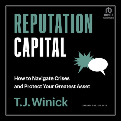 Reputation Capital – omslag til lydbogen af T.J. Winick
