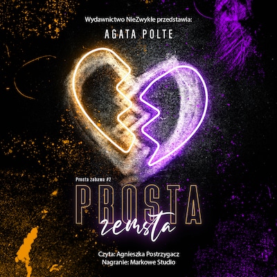 Prosta zemsta – okładka audiobooka, autor Agata Polte