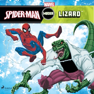 Spider-Man møder Lizard – omslag til lydbogen af Marvel