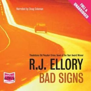 Bad Signs – okładka audiobooka, autor R.J. Ellory