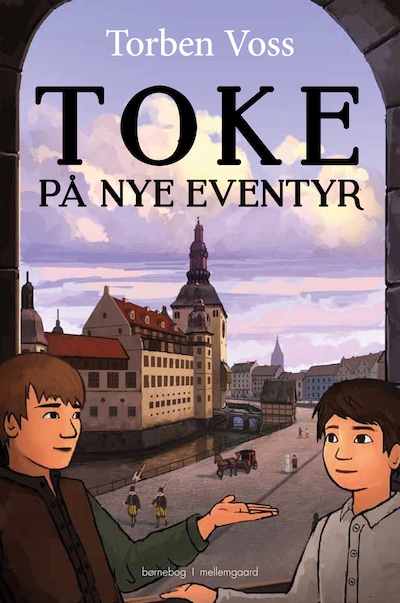 Toke på nye eventyr – omslag til lydbogen af Torben Voss