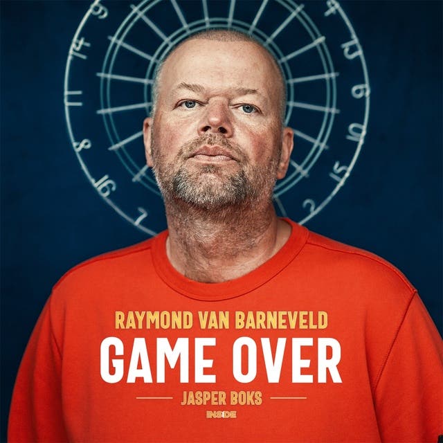Raymond van Barneveld: Game Over – omslag van het luisterboek van Jasper Boks